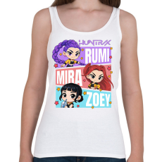 PRINTFASHION Huntrix - Kpop Demon Hunters - Női atléta - Fehér