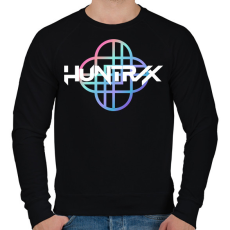 PRINTFASHION Huntrix logo - Férfi pulóver - Fekete
