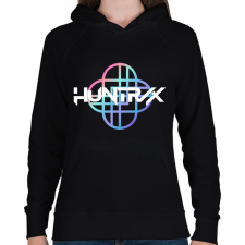 PRINTFASHION Huntrix logo - Női kapucnis pulóver - Fekete női pulóver, kardigán