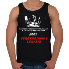 PRINTFASHION HÚSEVŐ - Férfi atléta - Fekete