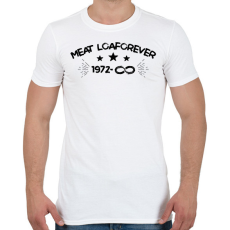 PRINTFASHION Húsimádat - Évszámmal - Férfi póló - Fehér