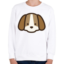 PRINTFASHION Husky póló - Gyerek pulóver - Fehér gyerek pulóver, kardigán
