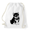 PRINTFASHION Husky - Sportzsák, Tornazsák - Fehér