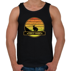 PRINTFASHION husvét12 - Férfi atléta - Fekete