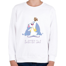 PRINTFASHION husvét17 - Gyerek pulóver - Fehér