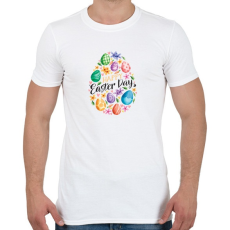 PRINTFASHION husvét18 - Férfi póló - Fehér