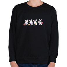PRINTFASHION husvét19 - Gyerek pulóver - Fekete