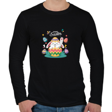 PRINTFASHION husvét20 - Férfi hosszú ujjú póló - Fekete