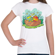 PRINTFASHION husvét28 - Női póló - Fehér női póló