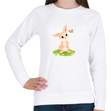 PRINTFASHION husvét32 - Női pulóver - Fehér női pulóver, kardigán