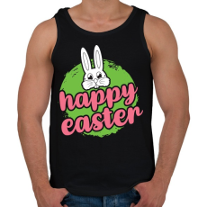 PRINTFASHION husvét9 - Férfi atléta - Fekete