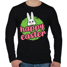 PRINTFASHION husvét9 - Férfi hosszú ujjú póló - Fekete férfi póló