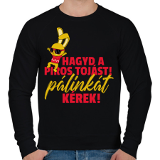 PRINTFASHION HÚSVÉTI PÁLINKA - Férfi pulóver - Fekete férfi pulóver, kardigán