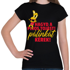 PRINTFASHION HÚSVÉTI PÁLINKA - Női póló - Fekete