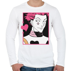 PRINTFASHION HxH - Férfi hosszú ujjú póló - Fehér