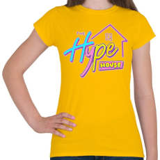 PRINTFASHION Hypehouse - Női póló - Sárga