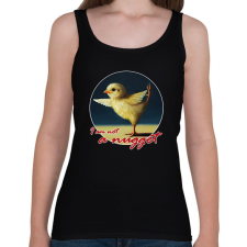 PRINTFASHION I am not nugget - Női atléta - Fekete női trikó