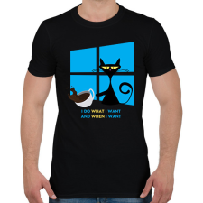 PRINTFASHION I do what I want, and when I want - Férfi póló - Fekete férfi póló