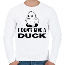 PRINTFASHION I don't give a duck - Férfi pulóver - Fehér