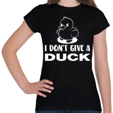 PRINTFASHION I don't give a duck - Női póló - Fekete női póló