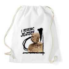 PRINTFASHION I. Ferenc József - Sportzsák, Tornazsák - Fehér tornazsák