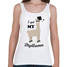 PRINTFASHION I got my dipllama - Női atléta - Fehér