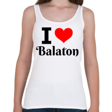 PRINTFASHION I love Balaton - Női atléta - Fehér