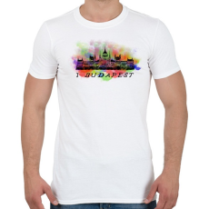 PRINTFASHION i  love budapest - Férfi póló - Fehér