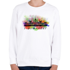 PRINTFASHION i  love budapest - Gyerek pulóver - Fehér