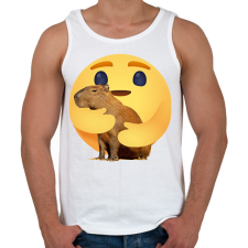 PRINTFASHION I love capybara - Férfi atléta - Fehér atléta, trikó