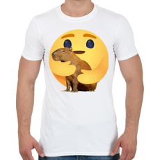 PRINTFASHION I love capybara - Férfi póló - Fehér
