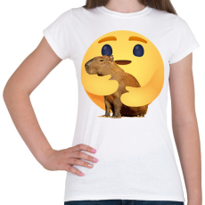 PRINTFASHION I love capybara - Női póló - Fehér