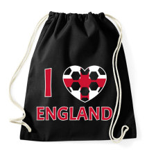 PRINTFASHION I love England - Sportzsák, Tornazsák - Fekete tornazsák