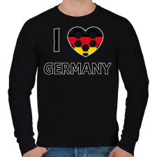 PRINTFASHION I love Germany - Férfi pulóver - Fekete férfi pulóver, kardigán