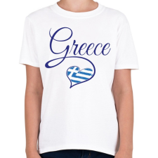 PRINTFASHION I love greece - Gyerek póló - Fehér gyerek póló