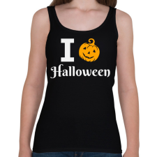 PRINTFASHION I love Halloween 3 - Női atléta - Fekete női trikó