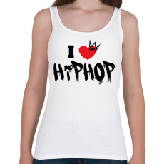 PRINTFASHION I love hiphop (black) - Női atléta - Fehér