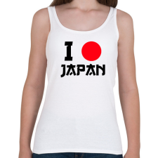 PRINTFASHION I love Japan 3 - Női atléta - Fehér női trikó