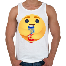 PRINTFASHION I love kőbányai - Férfi atléta - Fehér