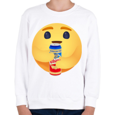 PRINTFASHION I love kőbányai - Gyerek pulóver - Fehér gyerek pulóver, kardigán