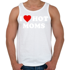 PRINTFASHION I love Mom - Férfi atléta - Fehér atléta, trikó