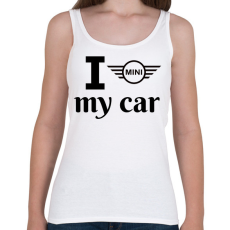 PRINTFASHION I love my car - Női atléta - Fehér