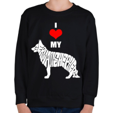 PRINTFASHION I love my GS - Gyerek pulóver - Fekete gyerek póló