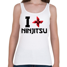 PRINTFASHION I love Ninjutsu - Női atléta - Fehér