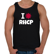 PRINTFASHION I LOVE RHCP 2 - Férfi atléta - Fekete atléta, trikó