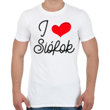 PRINTFASHION I love Siófok 2 - Férfi póló - Fehér férfi póló
