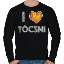 PRINTFASHION I love tócsni - Férfi pulóver - Fekete női pulóver, kardigán