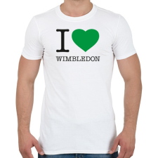 PRINTFASHION I love Wimbledon - Férfi póló - Fehér férfi póló
