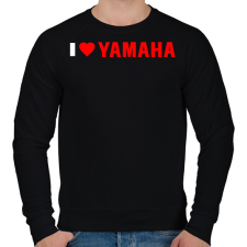 PRINTFASHION I love Yamaha - Férfi pulóver - Fekete férfi pulóver, kardigán