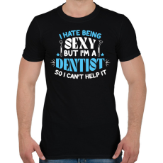 PRINTFASHION I'm a dentist - Férfi póló - Fekete